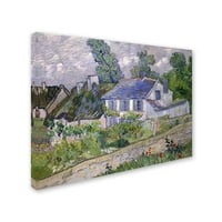 Zaštitni znak likovne umjetnosti 'kuće u Auversu' platnena Umjetnost Van Gogha