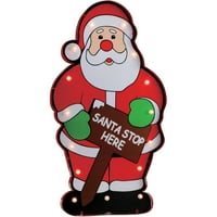 Holiday Time Božić Decor 36 Marquee baterije Santa sa toplim bijelim LED svjetla