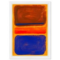 Wynwood Studio štampa svijetle primarne apstraktne boje zidna Umjetnost platno Print narandžasta tamno