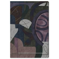 Wynwood Studio Canvas inverzne staze apstraktne apstraktne teksture zidna Umjetnost platno Print ljubičasta