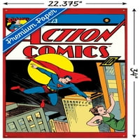 Comics - Superman - Zidni poster akcijskih stripa sa push igle, 22.375 34