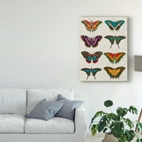 Zaštitni znak likovne umjetnosti 'Polihromni leptiri II' platno Art by Vision Studio