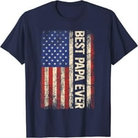 Best Wish TREE Ever us američka zastava pokloni za Dan očeva muškarci T-Shirt