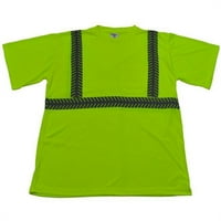 Petra Roc LJTS2 - ANSI klasa Lime dres pletena džepna kratka rukava majica, 2x