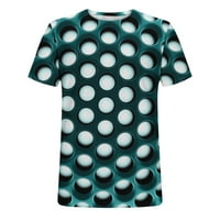 Muškarci klirens muške majice 3D Unrelocated apstraktni Print kratki rukav okrugli vrat modni Casual dnevni