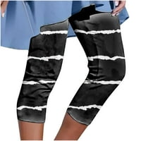 Hesxuno ženske ljetne Casual elastične pantalone sa štampom