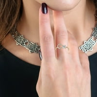 ZTTD modna i otvaranje slova s ​​dijamantnim prstenom dame nakit