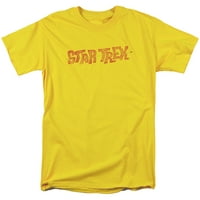 Star Trek-Komični Logo U Nevolji-Košulja Sa Kratkim Rukavima-Velika