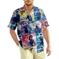Plava Brava Anime muške majice kratkih rukava, Print Odjeća Odjeća muškarci majice pokloni potkošulje