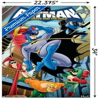 Comics - Batman - hrabar i podebljani zidni poster sa push igle, 22.375 34
