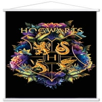 Wizarding World: Harry Potter - Cvjetna kuća Crests zidni poster, 14.725 22.375