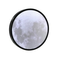 VeliToy ogledalo za ispraznost u obliku mjeseca sa lampom USB punjiva zidna LED zrcalna lampa unutrašnja