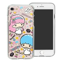 iPhone se iphone se iphone iPhone Case Sanrio Clear TPU meka Jelly Cover - Fun Little Twin Stars