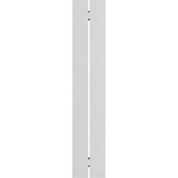 Ekena Millwork 1 4 W 57 H True Fit PVC Dvije ploče na rasporećim pansion-n-letten kapci, nedovršeni