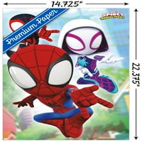 Marvel Spidey i njegovi nevjerojatni prijatelji - Webs zidni poster, 14.725 22.375