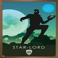 Marvel Heroic Silhouette - Zidni poster Star Lord, 14.725 22.375
