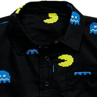 Pac-Man Boys tkana košulja sa kratkim rukavima, veličine 4-18