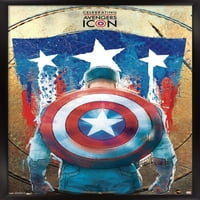 Marvel Comics-Kapetan Amerika - 75. zidni Poster, 22.375 34