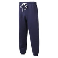 B91xz hlače za muškarce muške jeseni i zime sve odgovarajuće Casual jednobojne vezice labave pantalone