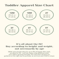 Little Star Organic Toddler Unise Pk Kutijaste majice sa kratkim rukavima, mjeseci veličine-5T