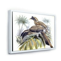 DESIMANART 'Drevne australijske ptice XIV' Tradicionalni uokvireni platneni zidni umjetnički otisak