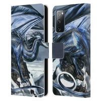 Dizajn kućišta za glavu zvanično licenciran Ruth Thompson Dragons Silverblood Leather Book Wallet Case Cover kompatibilan sa Samsung Galaxy S FE 5G