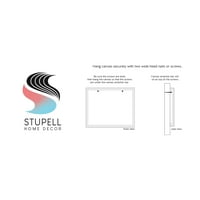 Stupell Industries ispaša bijeli konj Crvena Americana ambar Zastava slika Galerija umotano platno Print