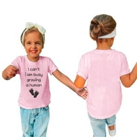 Kid and Tinejdžer Unise TOP majica kratkih rukava FUN Print majica za djecu do godina zauzeta uzgajajući
