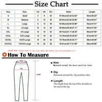 Ženske Lanene Pantalone Ljetni Elastični Struk Casual Čiste Boje Ravne Pantalone Visokog Struka