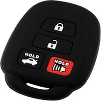 Keyguardz ulaz bez ključa daljinski auto tipka za ključeve vanjske ljuske poklopce meka gumena zaštitna futrola za Toyota Camry Corolla Rav Hyq12BDM