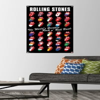 Rolling Stones - rešetki zidni poster sa push igle, 22.375 34