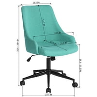 Tapacirane kancelarijske stolice, Aukfa kompjuterska stolica sa bez ruku, Podesiva okretna stolica za