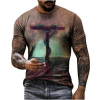 Huk Fishing Shirts for Men Big & Tall Muška Unise dnevna majica 3D Print grafički printovi Cross Print