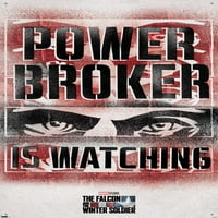 Marvel Socon i Winter Soldier - Power Broker Gledanje zidnog postera sa pushpinsom, 22.375 34