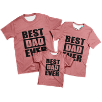 Muška T Shirt Outfits najbolji tata ikada pismo grafički Bohemian Crew vrat Odjeća Odjeća 3D Print vanjski