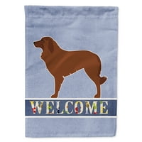 Carolines Treasures BB5496GF Kerry Blue Terrier Dobrodošli na zastavu Vrt Veličina male, višebojni