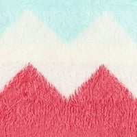 Nik i Leksi Girls Feather Soft Chevron Print pulover džemper, veličine 4-18