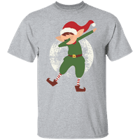 Grafički America Svečani božićni odmor Dabbing Elf Funny muške grafički T-Shirt