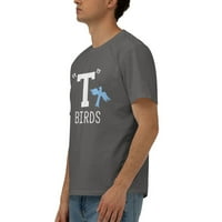 Muškarci T ptica majice za muškarce, Tbird Gang Logo Retro 50s 60s Cosplay Graphic Službene majice kratkih