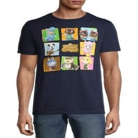 Nintendo Animal Crossing likovi muške i velike muške grafičke majice